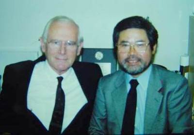 稲葉繁先生とドイツ チュービンゲン大学のエーリッヒ・ケルバー先生